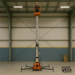 بالابر تک ریل چرخ کارگاهی
